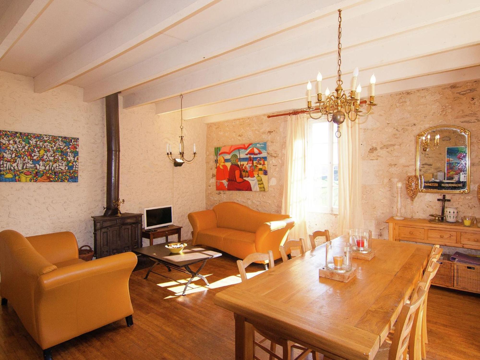 Villa Warm Mansion With Swimming Pool In Sigoul S Pomport Exterior foto